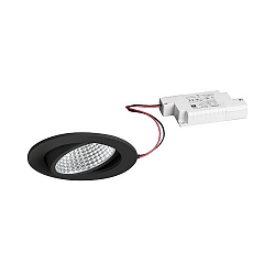 recessed luminaire IP20, black dimmable 1280lm 4000K 20-40� 20-40�