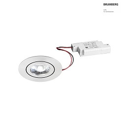 recessed luminaire IP20, glossy, transparent dimmable 6W 700lm 4000K 20-40 20-40 CRI 80-89