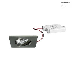 recessed luminaire IP20, glossy, nickel dimmable 680lm 3000K 20-40 20-40 CRI 80-89