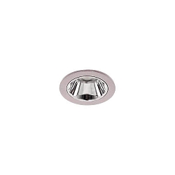 ceiling recessed luminaire APOLLO MICRO round, direct IP20, silver dimmable