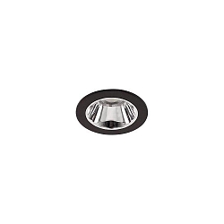 ceiling recessed luminaire APOLLO MICRO round, direct IP20, black dimmable