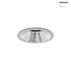 ceiling recessed luminaire APOLLO MIDI round, direct IP20, silver dimmable