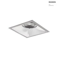 ceiling recessed luminaire APOLLO MAXI square, direct IP20, silver 