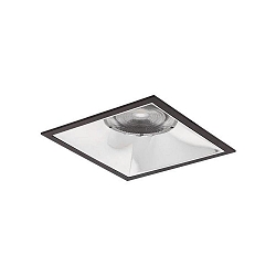 ceiling recessed luminaire APOLLO MEGA square, direct IP20, silver dimmable