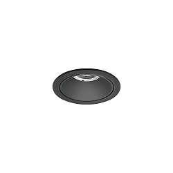 ceiling recessed luminaire DIOS MINI round, direct IP20, silver dimmable