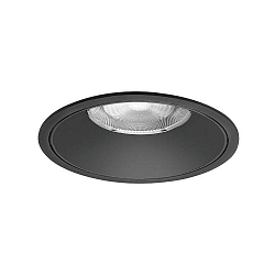 ceiling recessed luminaire DIOS MEGA round, direct IP20, black 
