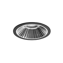 ceiling recessed luminaire APOLLO MIDI round, direct IP20, silver, transparent dimmable