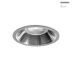 ceiling recessed luminaire APOLLO MAXI round, direct IP20, silver, transparent dimmable
