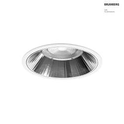 ceiling recessed luminaire APOLLO MAXI round, direct IP20, transparent, white dimmable
