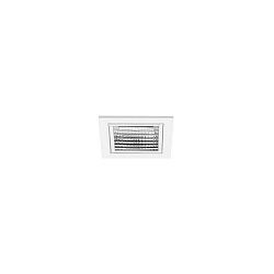 ceiling recessed luminaire APOLLO MICRO square, direct IP20, transparent, white dimmable