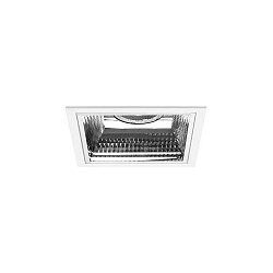 ceiling recessed luminaire APOLLO MIDI square, direct IP20, transparent, white dimmable