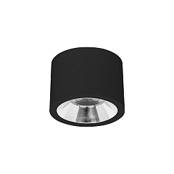 downlight APOLLO MAXI smooth, round, switchable IP20, powder coated, black 