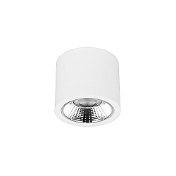downlight APOLLO MAXI round, switchable, faceted IP20, powder coated, silver 