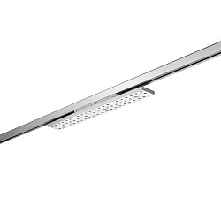 3-phase spot BALI MIDI AS 75�/76� DALI-2 - 58.7CM rotatable, DALI controllable, with lens optics IP20, silver matt dimmable