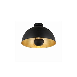 ceiling luminaire PIERIS � 41CM 1 flame, round E27 IP20, black matt dimmable