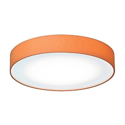 Ceiling luminaire 420, direct / indirect, � 42cm, 3 x E27 max. 60W, shade orange / hand blown opal glass, matt