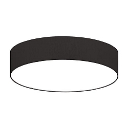 Ceiling luminaire SOFT TUBE 780, � 48cm, 5 x E27 max. 60W, shade chintz black / diffuser PC