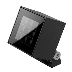 Outdoor LED Bodenstrahler BLOKK, 36�, 22W, 3000K, 1600lm, IP65 IK07, schwenkbar, strukturgraphit