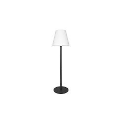 Outdoor Stehleuchte BIAK, IP44, 184cm / � 50cm, E27 (LED) max. 40W, Aluminium, strukturgraphit