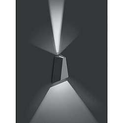 Outdoor LED Wandanbauleuchte EREBIA, 2x3W, 3000K, 90lm, IP54, 230V AC, 50 Hz, graphit, schaltbar