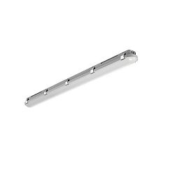 LED Feuchtraum-Wannenleuchte HUMID ONE, IP65 IK08, Multipower, schaltbar, PC / ABS, grau, 119cm, 21-35W 4000K 4500lkm 117�