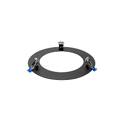 Reduzierring zu Einbaudownlight APOLLO MICRO, 15x15 cm, St�rke 0,15 cm, mit 3 Befestigungsfedernr, schwarz