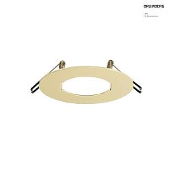 Zubehr fr Decken-Einbauleuchten - Reduzierring,  11cm / innen  6.8cm, DA Ring  9cm, Stahl, gold