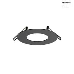 Zubehr fr Decken-Einbauleuchten - Reduzierring,  11cm / innen  6.8cm, DA Ring  9cm, Stahl, schwarz