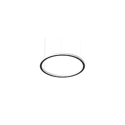 LED Pendelleuchte DEVON, Ringform, � 80cm, CRi >90, UGR <19, Matter dimmbar, 40W 4000K, strukturwei�