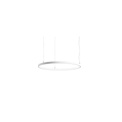 LED Pendelleuchte ANDROS IN, Ringform, � 80cm, CRi >90, UGR <22, DALI-2 dimmbar, 60W 4000K, strukturschwarz