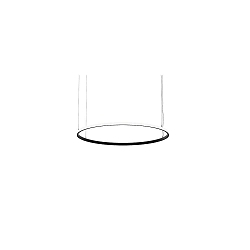 LED Pendelleuchte ANDROS OUT, Ringform, � 120cm, CRi >90, UGR <22, DALI-2 dimmbar, 90W 4000K, strukturschwarz