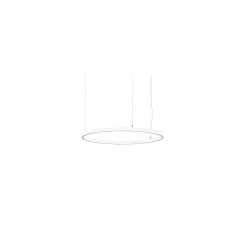 LED Pendelleuchte ANDROS IN/OUT, Ringform, � 80cm, CRi >90, UGR <22, Casambi dimmbar, 60W 4000K, strukturschwarz