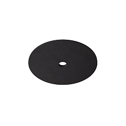 Akustik-Element SLENTIUM, GLATT, rund, � 89.5cm / innen � 15.2cm f�r Einbauleuchte (zentral), inkl. Abh�ngung, charcoal