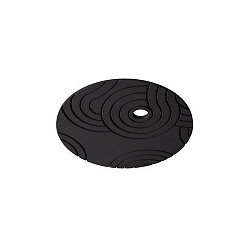Akustik-Element SLENTIUM, STRUKTUR, rund, � 89.5cm / innen � 15.2cm f�r Einbauleuchte (dezentral), inkl. Abh�ngung, charcoal