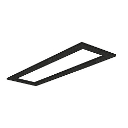Akustik-Element SLENTIUM, rechteckig, 167 x 47cm / innen 147.7 x 27.7cm f�r LED Panel, inkl. Abh�ngung, charcoal