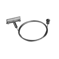 Deckenbefestigungsset, Seilabh�ngung mit Schnellspanner, � 1.2mm, L�nge 200cm