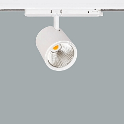 track spot round, rotatable, switchable LED IP20, silver 