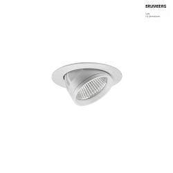 ceiling recessed luminaire ARTEMIS MICRO round, direct IP20, white dimmable