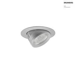 ceiling recessed luminaire ARTEMIS MINI round, direct IP20, silver dimmable