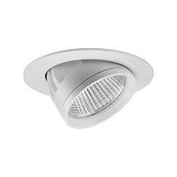 LED Einbaurichtstrahler ARTEMIS MAXI 230V AC, 50 Hz, rund, CRI > 90, 41,6 W, 12�, 3500K, 5354lm, silber
