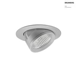 ceiling recessed luminaire ARTEMIS MAXI round, direct IP20, silver dimmable