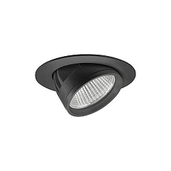 ceiling recessed luminaire ARTEMIS MAXI round, direct IP20, black dimmable