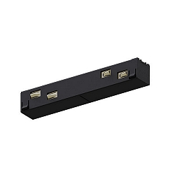 Linear-Verbinder zu 48V-Stromschiene PEPA, HOCH + FLACH, elektrisch, schwarz
