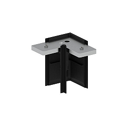 Eckverbinder zu 48V-Stromschiene PEPA, HOCH (BRUM-88488x), 90�, mechanisch, schwarz / silber