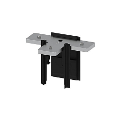 T-Verbinder zu 48V-Stromschiene PEPA, HOCH (BRUM-88488x), mechanisch, schwarz / silber