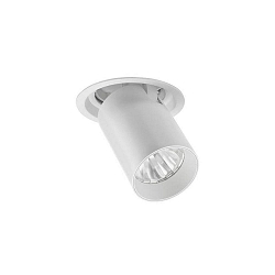 LED Einbaurichtstrahler TRAXX MIDI, 25�, 20W, 2404lm, IP20, 230V AC, 50 Hz, CRI > 90, rund, 3000K, wei�