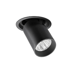 LED Einbaustrahler TRAXX MIDI 230V AC, 50 Hz, rund, CRI > 90, 19,5 W, 30�, 3500K, 2427lm, schwarz