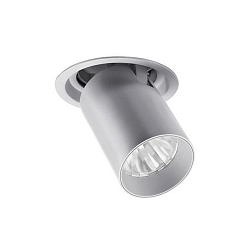 LED Einbaustrahler TRAXX MIDI 230V AC, 50 Hz, rund, CRI > 90, 19,5 W, 50�, 4000K, 2646lm, silber