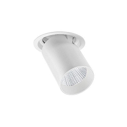 LED Einbaurichtstrahler TRAXX MAXI, 30�, 27W, 3546lm, IP20, 230V AC, 50 Hz, CRI > 90, rund, 3000K, wei�