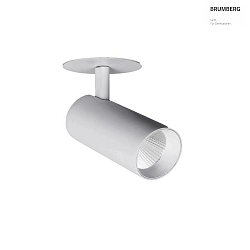 spot TRAXX MICRO round, swivelling, rotatable, switchable LED IP20, silver 